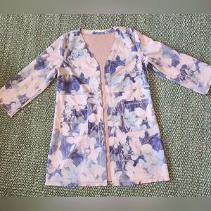 Solitaire Floral 3/4 Sleeve Cardigan